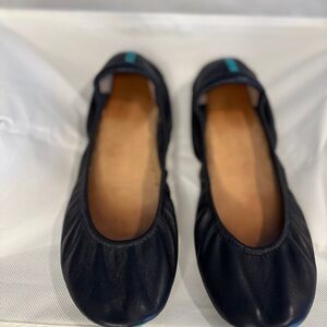 Tieks by Gavrieli Matte Black Leather Ballet Flats - Size 8